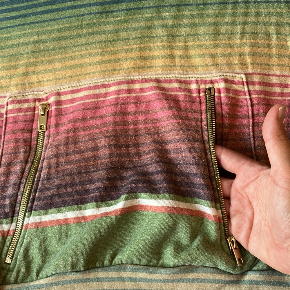 Aviator Nation Multicolor Striped Hoodie - Picture 7 of 14
